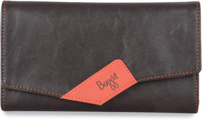 Baggit Women Brown Artificial Leather Wallet(8 Card Slots)