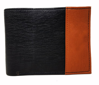 

Wildmount Boys Black, Tan Artificial Leather Wallet(8 Card Slots)