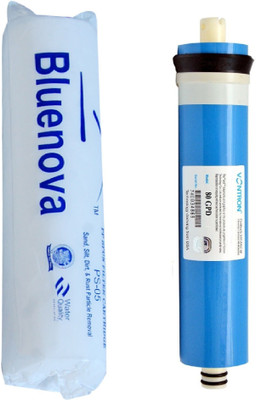 

bluenova Spun with Vontron 80GPD Membrane Solid Filter Cartridge(0.0001, Pack of 2)