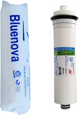 

Bluenova Spun with Hi-Tech 75 GPD membrane Solid Filter Cartridge(5, Pack of 2)