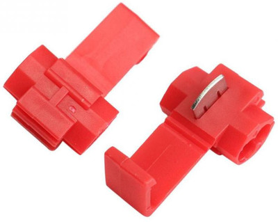 

AUTOGEAR Red clip 30 tap Wire Connector(Red, Pack of 10)