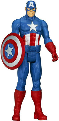 

Bonkerz Avengers Captain America Titan Hero Series Captain-America 12-Inch Figure For Kids(Multicolor)