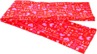 

Vardhman Printed Felt Cloth (Fleece Fabric) Size 32" x 36", Color Red,Printed, Used. In Dresses, Cushions, Soft Toys Making, Art & Craft, Jackets, Purses, Etc