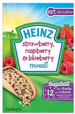 

heinz Strawberry , Raspberry & Blueberry Muesli cereal 200g Cereal(200 g, 10+ Months)