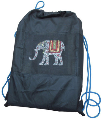 

Indha Craft Elephant Print 5 L Backpack(Blue)