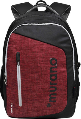 

Murano Business Laptop Backpack For 15.6" 26 L Laptop Backpack(Maroon, Black)