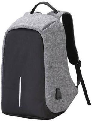

Damit AntiTheft Backpack 20 L Laptop Backpack(Grey, Black), Black;grey