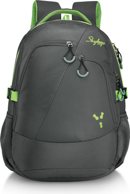 

Skybags Crew 3 Laptop Backpack Grey 38 L Laptop Backpack(Grey, Green)