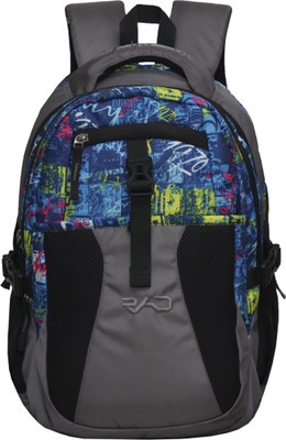 

Rare And Demanded Swash 27 L Backpack(Multicolor), Blue print;grey