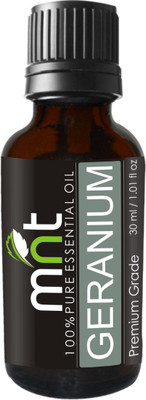 

MNT Geranium Essential Oil (30ML) 100% Pure Natural & Therapeutic Grade For Aromatherapy, Skin, Acne & Hair Growth(30 ml)