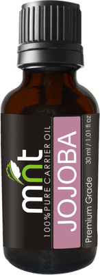

MNT Jojoba Cold Pressed Carrier Oil (30ML) 100% Pure Natural & Therapeutic Grade For Aromatherapy, Skin, Acne & Hair Growth(30 ml)