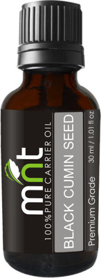 

MNT Black Cumin Seed Carrier Oil (30ML) Pure Natural & Therapeutic Grade For Aromatherapy, Skin, Acne & Hair care(30 ml)