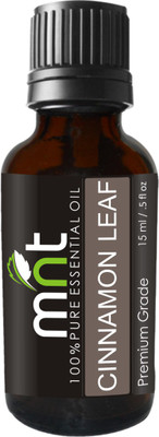 

MNT Cinnamon leaf (Dalchini) Oil (15ML) 100% Pure Natural & For Hair & Skin Care, Face, Acne(15 ml)