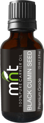 

MNT Black Cumin Seed Carrier Oil (15ML) Pure Natural & Therapeutic Grade For Aromatherapy, Skin, Acne & Hair care(15 ml)