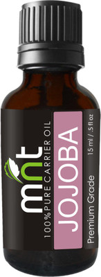 

MNT Jojoba Cold Pressed Carrier Oil (15ML) 100% Pure Natural & Therapeutic Grade For Aromatherapy, Skin, Acne & Hair Growth(15 ml)
