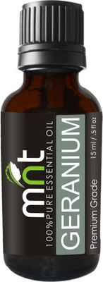 

MNT Geranium Essential Oil (15ML) 100% Pure Natural & Therapeutic Grade For Aromatherapy, Skin, Acne & Hair Growth(15 ml)