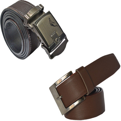 

LOOPA Men Formal Brown Synthetic Belt