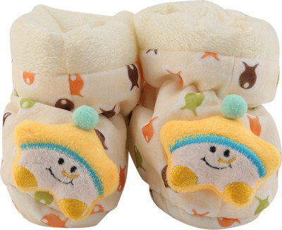 

Pebbles Booties(Toe to Heel Length - 12 cm Yellow)