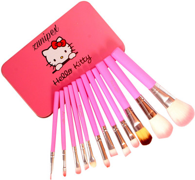 

zunipex hello kitty 12pcs makeup brush set(Pack of 12)