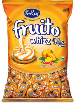 

Oshon Fruito Whizz Mango, 120 Pieces Pouch Mango Candy