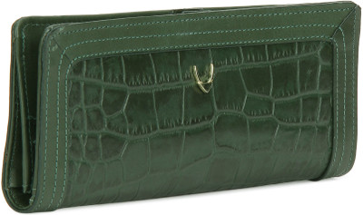 

Hidesign Casual Green Clutch