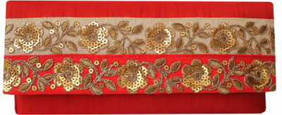 

Milan's creation Party Red Clutch