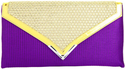 

Utsavi Party Purple Clutch