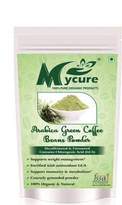 

MyCure Organic Arabica Green Coffee Beans Powder 50 gm + 50 gm FREE for Weight Loose Naturally Instant Coffee(100 g, Green Coffee, Unflavoured Flavoured)