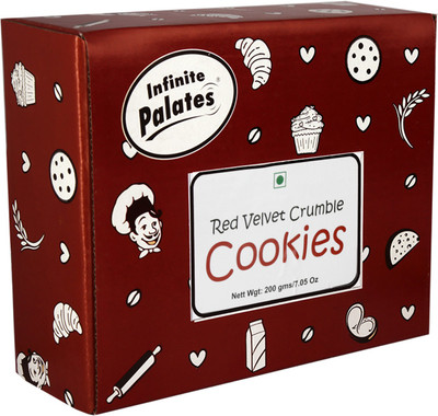 

Infinite Palates Red Velvet Crumble Cookies(200 g)