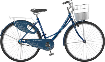 

BSA Ladybird Dreamz 26 T Hybrid Cycle/City Bike(Single Speed, Blue), Midnight blue