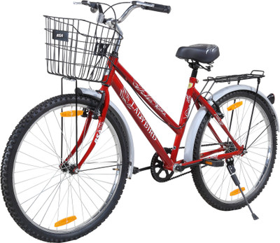 

BSA Ladybird Velona SS 26 T Girls Cycle/Womens Cycle(Single Speed, Red), Sangria red
