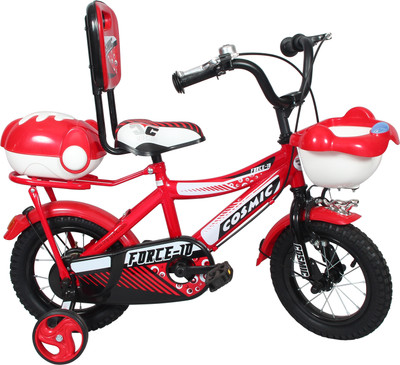 

COSMIC FORCE-10 KIDS BICYCLE 12-INCH RED/WHITE 12 T Recreation Cycle(Single Speed, Red)