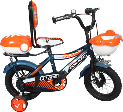 

COSMIC FORCE-10 KIDS BICYCLE 12-INCH BLUE/ORANGE 12 T Recreation Cycle(Single Speed, Orange)