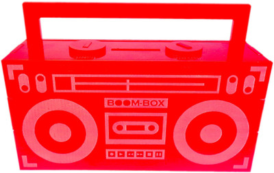 

Nekbal 1 Compartments Acrylic Desk Organiser and Storage Box(Red)