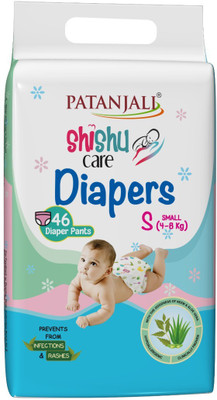 

Patanjali Shishu Care Baby Diaper - S(46 Pieces)