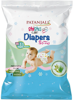 

Patanjali Shishu Care Baby Diaper - S(11 Pieces)