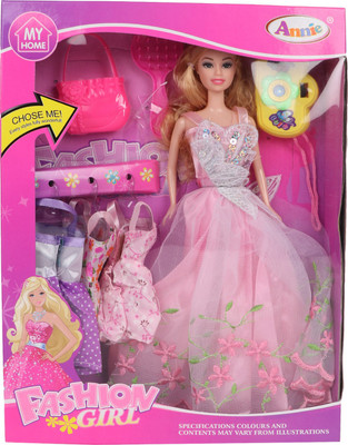 

BEST SHOP FASHION GLAM GIRL DOLL WITH DRESSES AND ACCESSORIES(Multicolor)