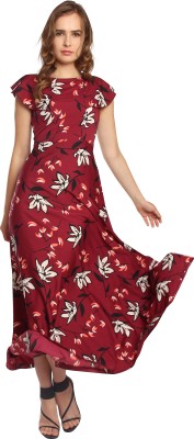 Lady Stark Women Maxi Red Dress