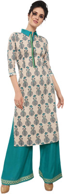 kvsfab Women Kurta Palazzo Set