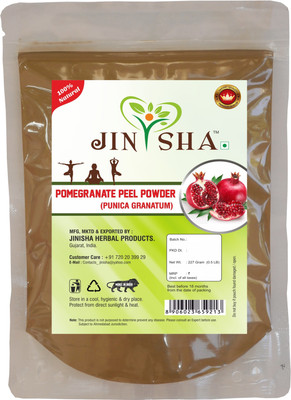 

JINISHA HERBAL PRODUCTS Natural Pomegranate Peel (Punica Granatum) Powder – Pack of 1 (227 Grams)(227 g)