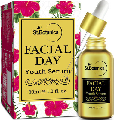 

StBotanica Facial Day Youth Serum - with Natural SPF & Vitamin C for Skin Brightening, Fairness(30 ml)