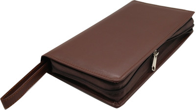 

Essart Faux Leather 25cm long Cheque Book Holder - Tan(Set Of 1, Brown)