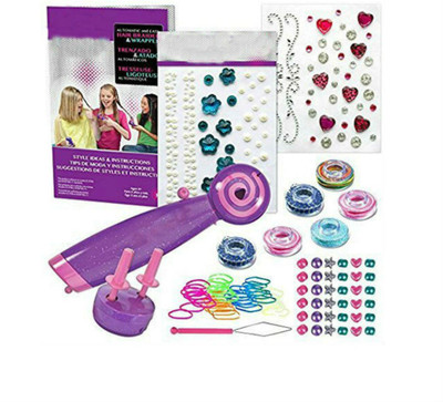 

Shrih Glam Twirl Easy & Automatic Hair Braider And Hair Wrap Styling Tool Hair Accessory Set(Purple)