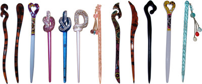 

GROUP Combo of Multi Color Juda Sticks Bun Stick(Multicolor)