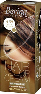 

Berina Matt Blonde Hair Color Cream Hair Color(Matt Blonde)