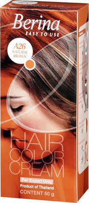 

Berina Natural Brown Hair Color Cream Hair Color(Natural Brown)