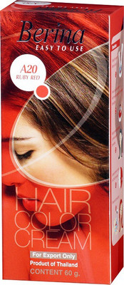 

Berina Ruby Red Hair Color Cream Hair Color(Ruby Red)