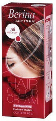 

Berina Bergundy Hair Color Cream Hair Color(Bergundy)