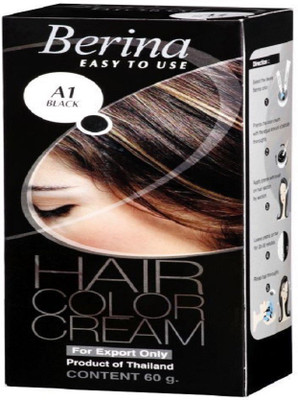 

Berina Black Hair Color Cream Hair Color(Black)