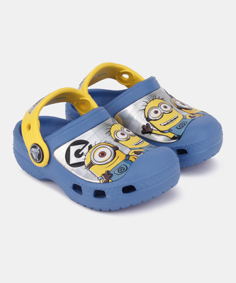 

Crocs Boys & Girls Sling Back Clogs(Blue, Varsity blue/yellow